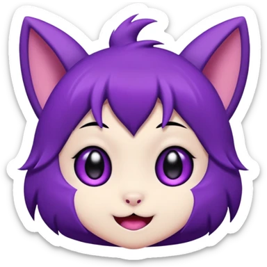 Kuromi animado  sticker