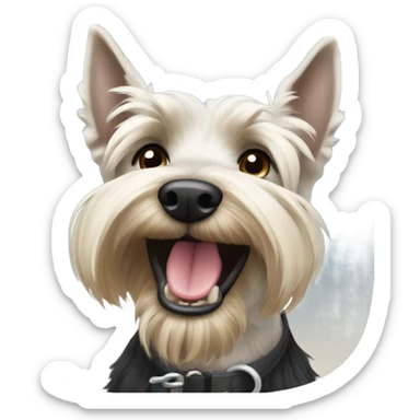 scottish-terrier-dog-walking sticker