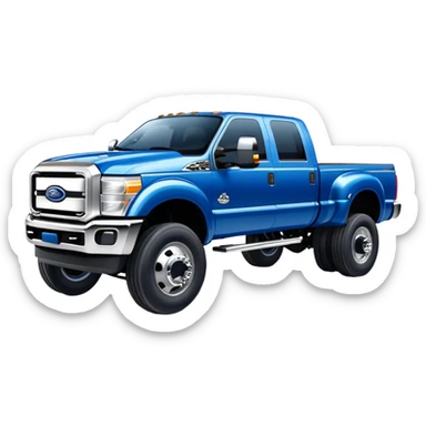 F450 blue dually sticker