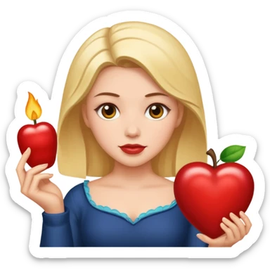 Scarlett with icon sticker