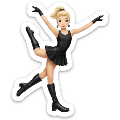 drill team dance boots sticker