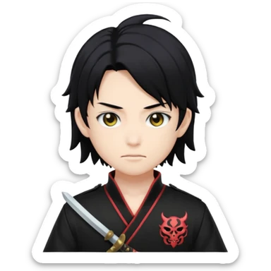 Demon   slayer anime tokito Harsihra sticker