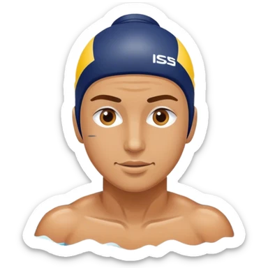 Professional swimmer swimming  sticker