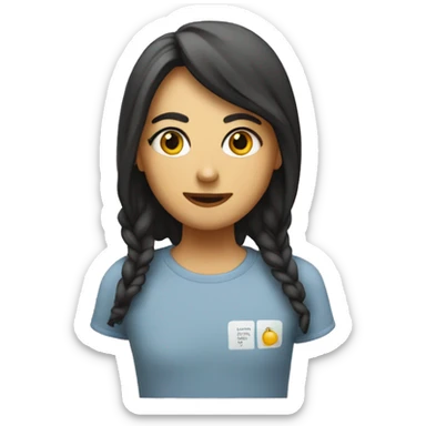 Un cuore con scritto dentro Alessia sticker