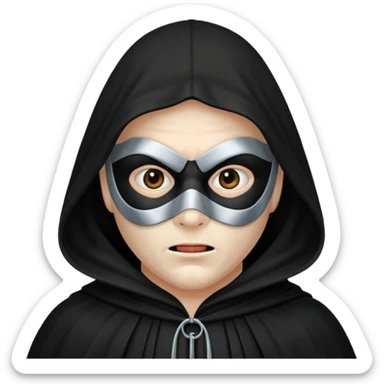 crie um serial killer mascarado sticker