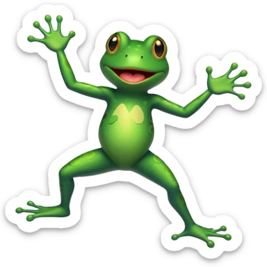 create a dancing frog gif sticker
