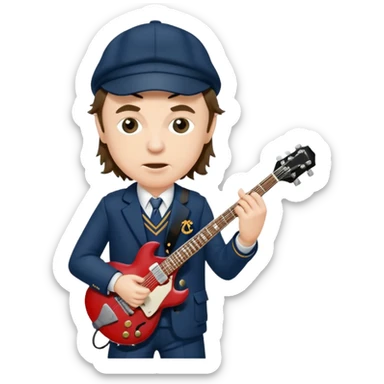 Angus Young, guitarrista de AC/DC sticker