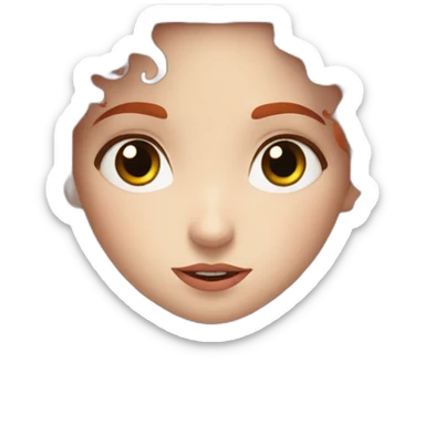 Merida face gothic sticker