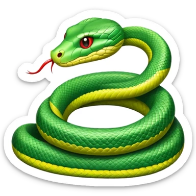 Snake sticker