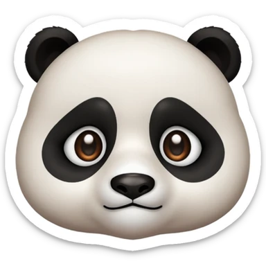 Can you create a panda crying emoji for me 🐼 this panda with.. crying, 🥺 with these eyes,  🥹 and these, 😏 and this sticker
