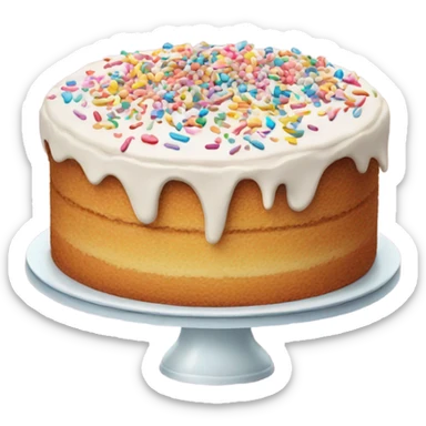 cake with sprinkles  sticker