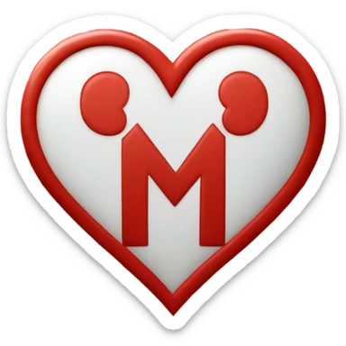 dollar sign red heart sticker