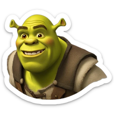 shrek shrek shrek sticker
