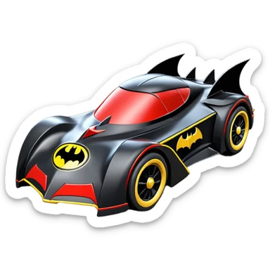 Aarma Basher Batman and robin’s rc car  sticker