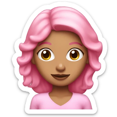 Pink Pilates princess sticker