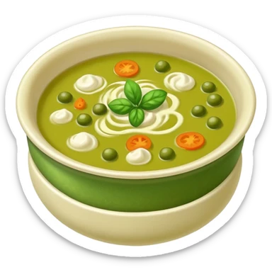 Mung bean soup sticker