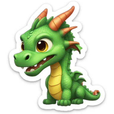 dragon cute streetstyle sticker