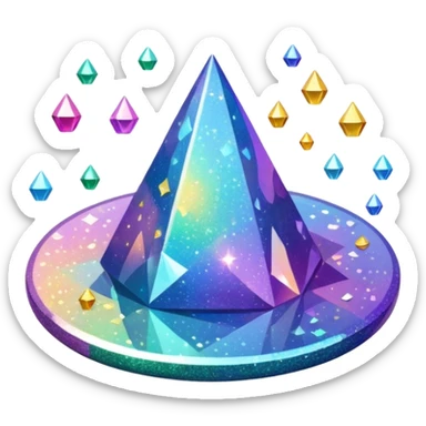 Glitter killer sticker