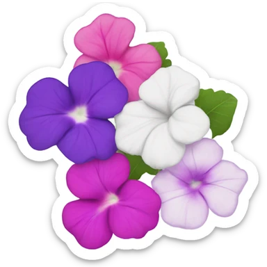 Petunias sticker