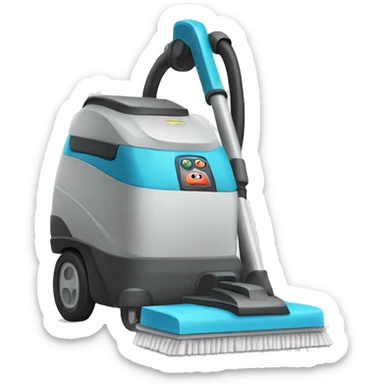 carpet cleaning machine sticker