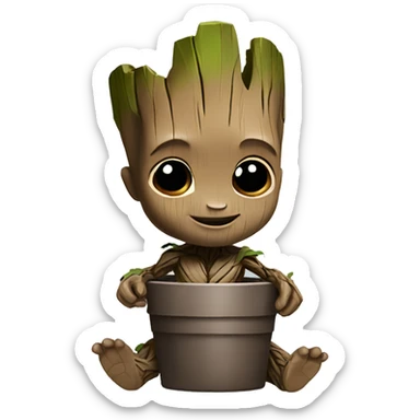 Baby groot sticker