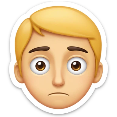 Emoji cansado  sticker