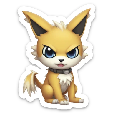  kawaii cool edgy Digimon-Fakemon-animal full body sticker