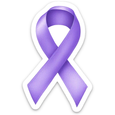 Lavender ribbon sticker