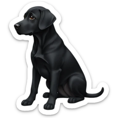 stop generating black labs sticker