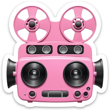 pinke viewmaster sticker