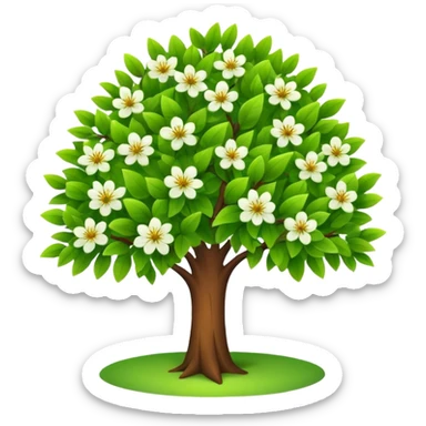 spring tree sticker