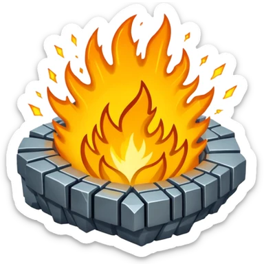 explosión de granada sticker