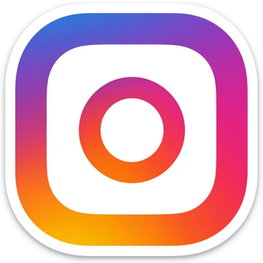 A  real instagram logo sticker