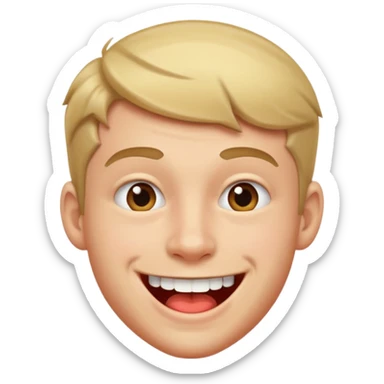 frat boy lip biting emoji sticker