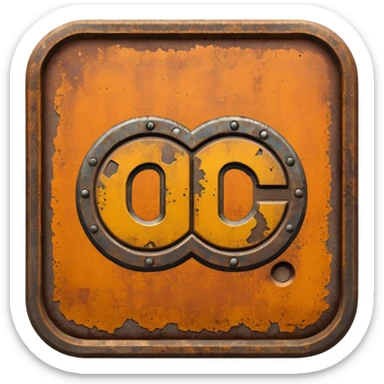Create a Discord server icon that shows 'DUBS' based on the Rust video game. sticker