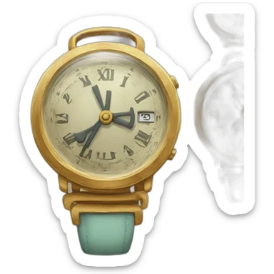 horloge sticker