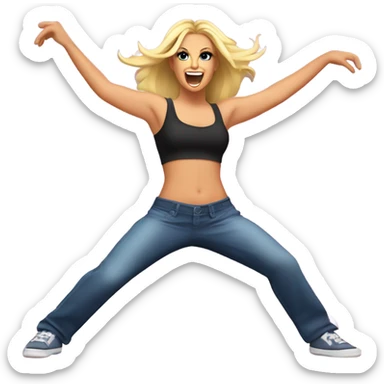 Britney Spears dance  sticker
