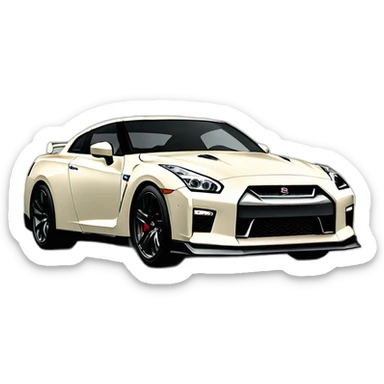 Nissan gtr r 35 sticker