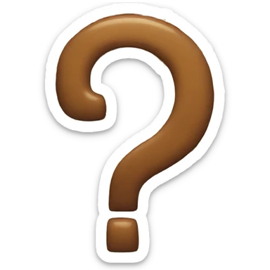 question mark emoji sticker