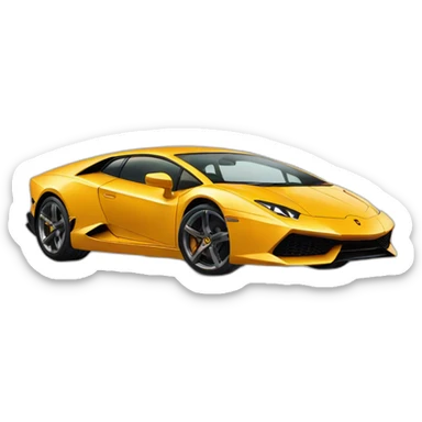 Jasmine from Aladdin in a Lamborghini sticker