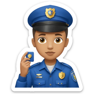 Ragazzo con cappello Nike mulatto che col Police in su sticker