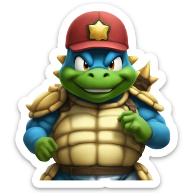 roy koopa with elon muskface sticker