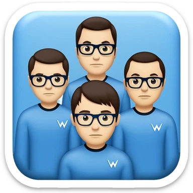 Weezer blue album sticker