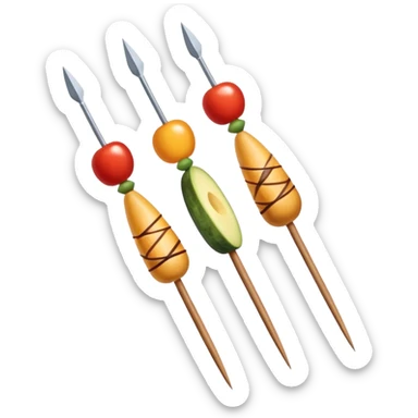 Skewer sticker