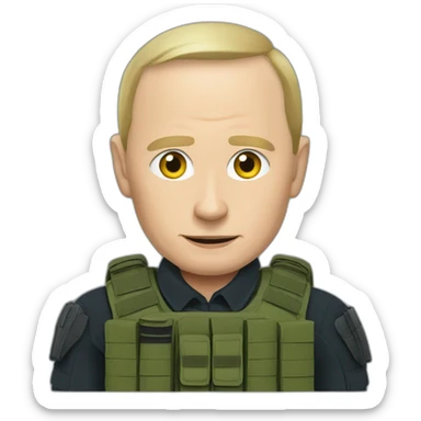 putin swat sticker