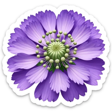 scabiosa sticker