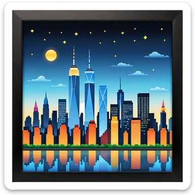Skyline de Nueva York sticker