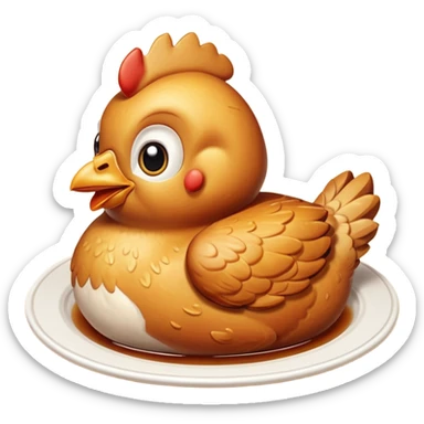 Tender chicken sticker