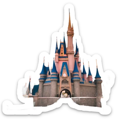 magic kingdom disneyworld sticker