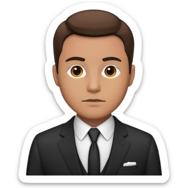 sports management man sticker